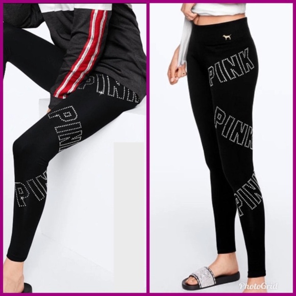 Victoria’s Secret PINK Rhinestone Leggings